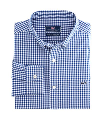 Arawak Gingham Classic Tucker Shirt | Vineyard Vines