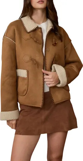 Blu Pepper Faux Shearling & Faux Suede Jacket | Nordstromrack | Nordstrom Rack