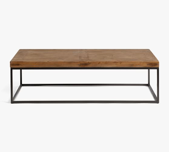 Malcolm 60" Rectangular Coffee Table | Pottery Barn (US)