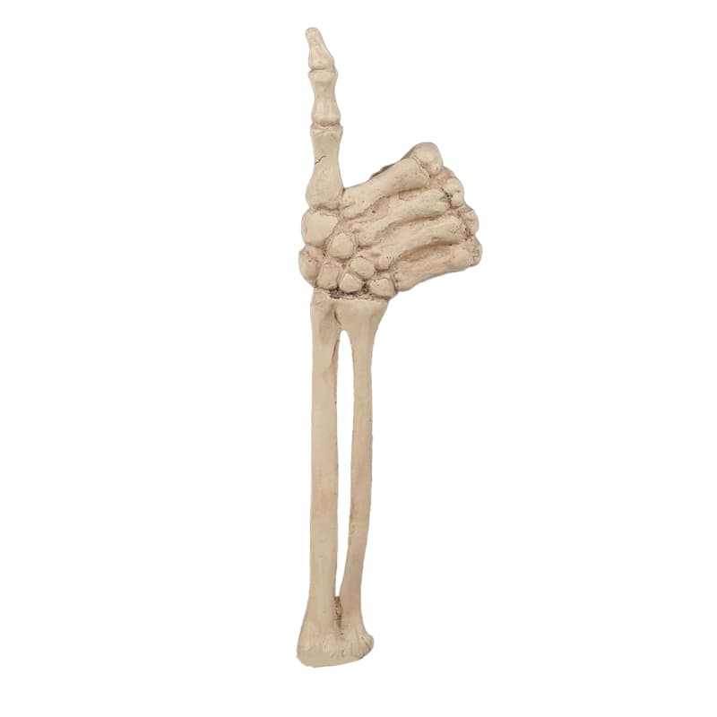 Thumbs Up Skeleton Yard Stake, 17" | At Home