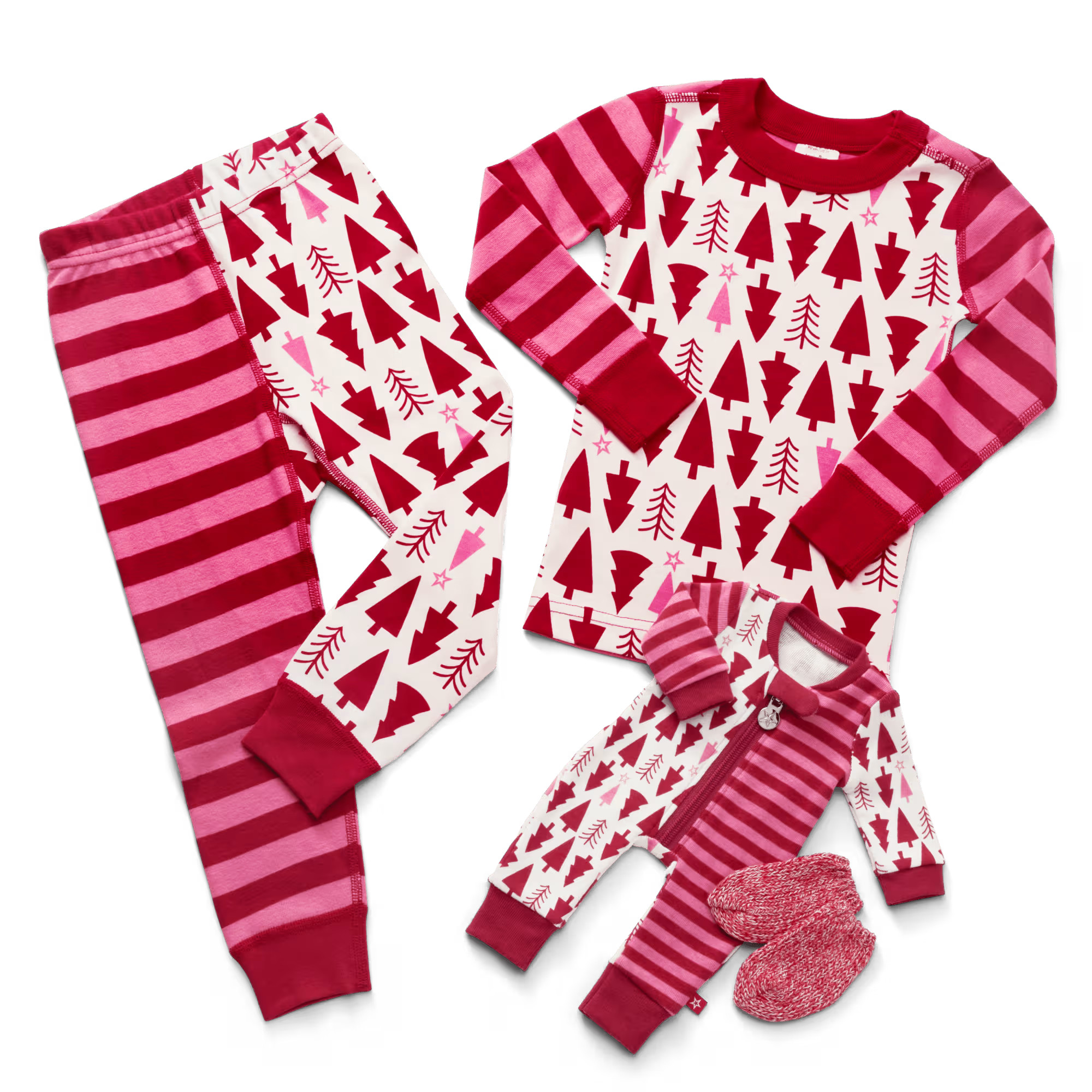 American Girl® x Hanna Andersson Holiday Treetops Pajamas for Little Girls & Bitty Baby® Dolls | American Girl