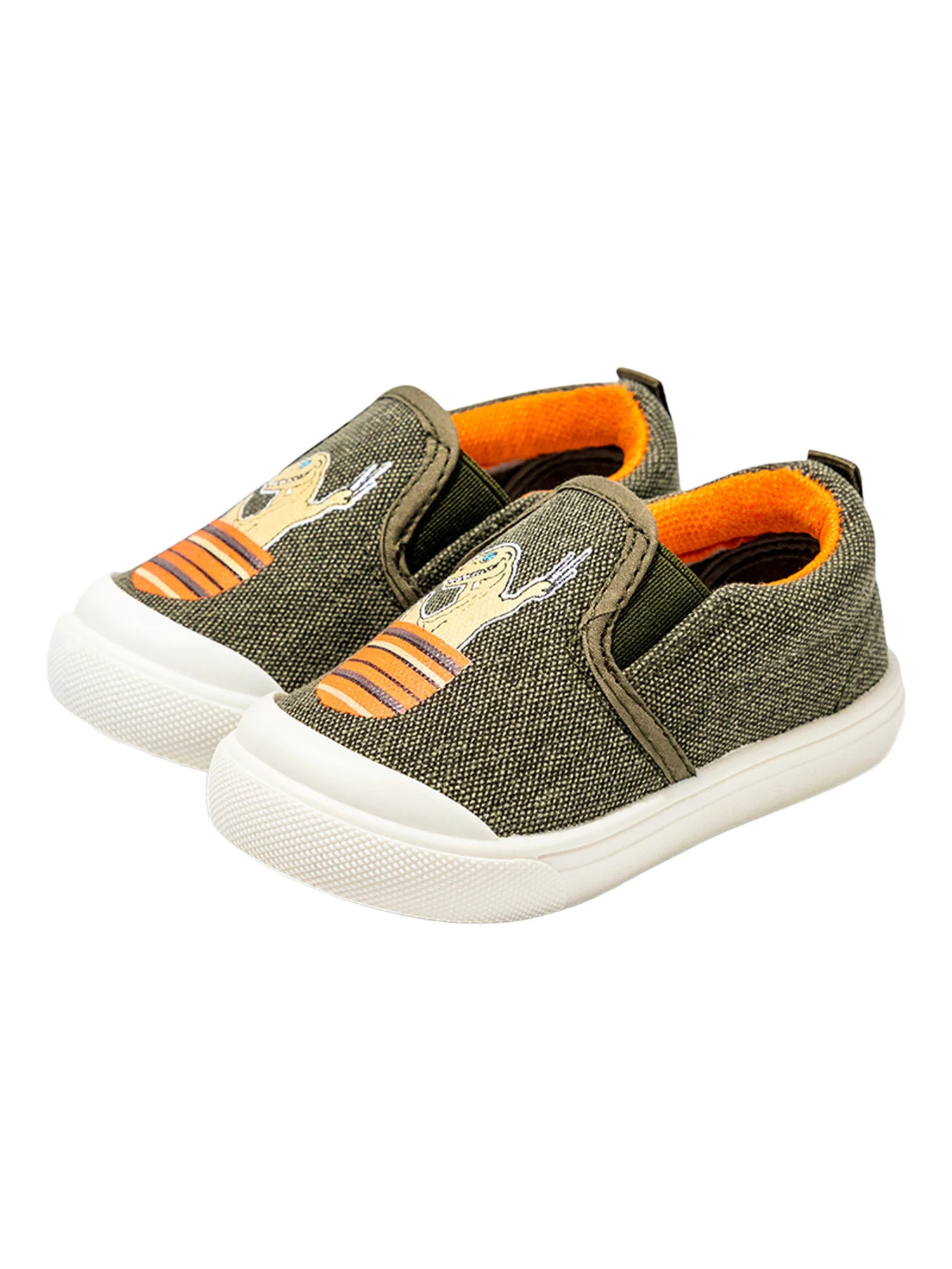 SIMANLAN Boys Non-slip Slip On Loafers Sport Cute Low Top Canvas Sneakers Boy Fashion Flat Toddle... | Walmart (US)