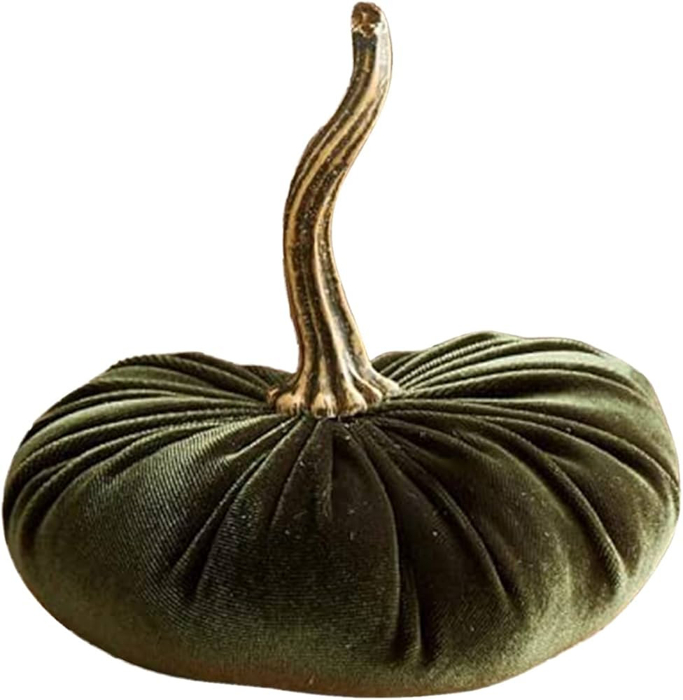 Eme-rald Artificial Pumpkins Decoration Handmade Velvet Soft Stuffed Pumpkins Harvest Fall Pumpki... | Amazon (CA)