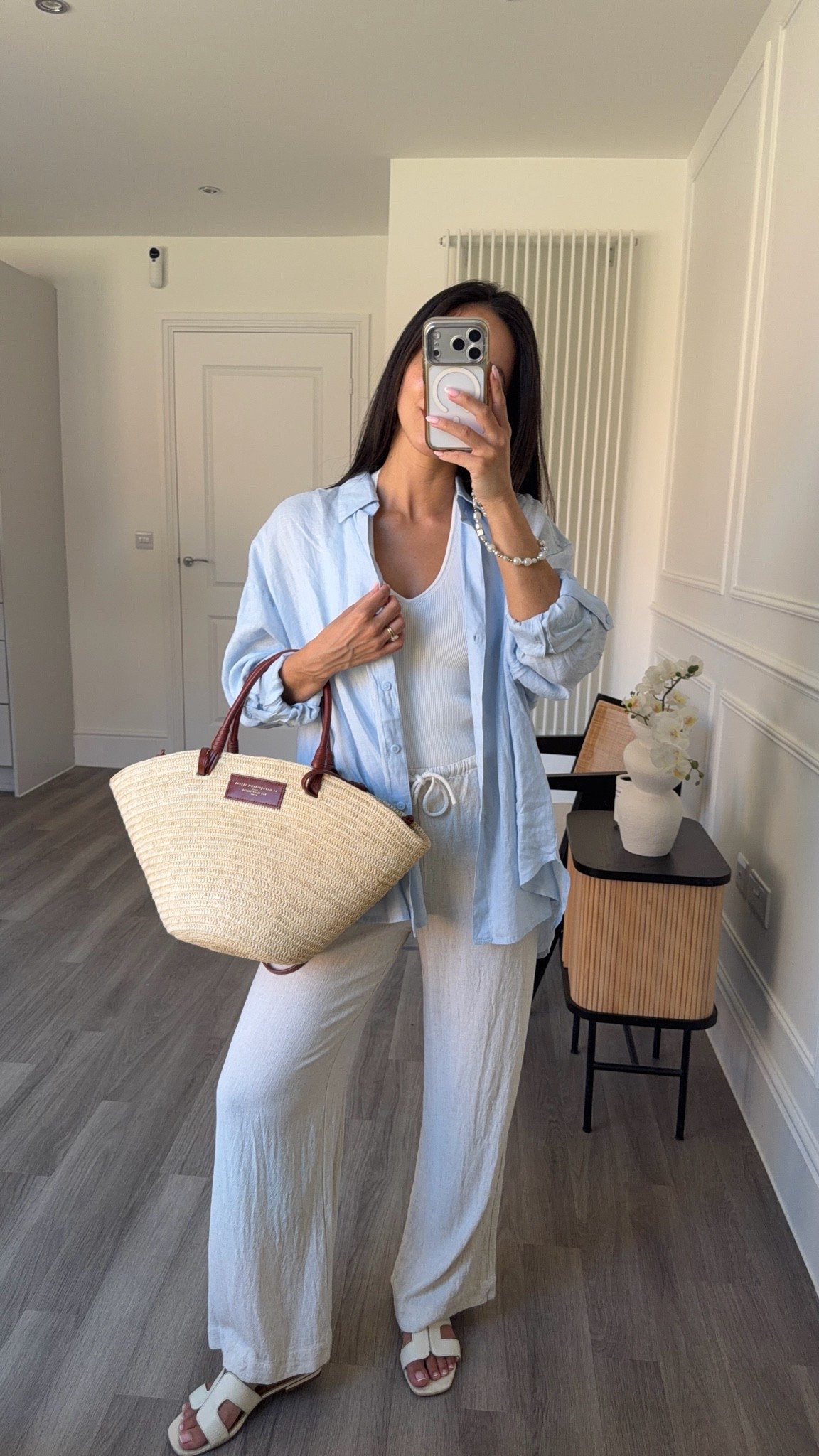 Summer outfit of the day 🌞 all the linens for the heatwave, items that don’t cling are a must 

Summer fashion, linen shirt, linen trousers, basket bag

#LTKsummer #LTKuk