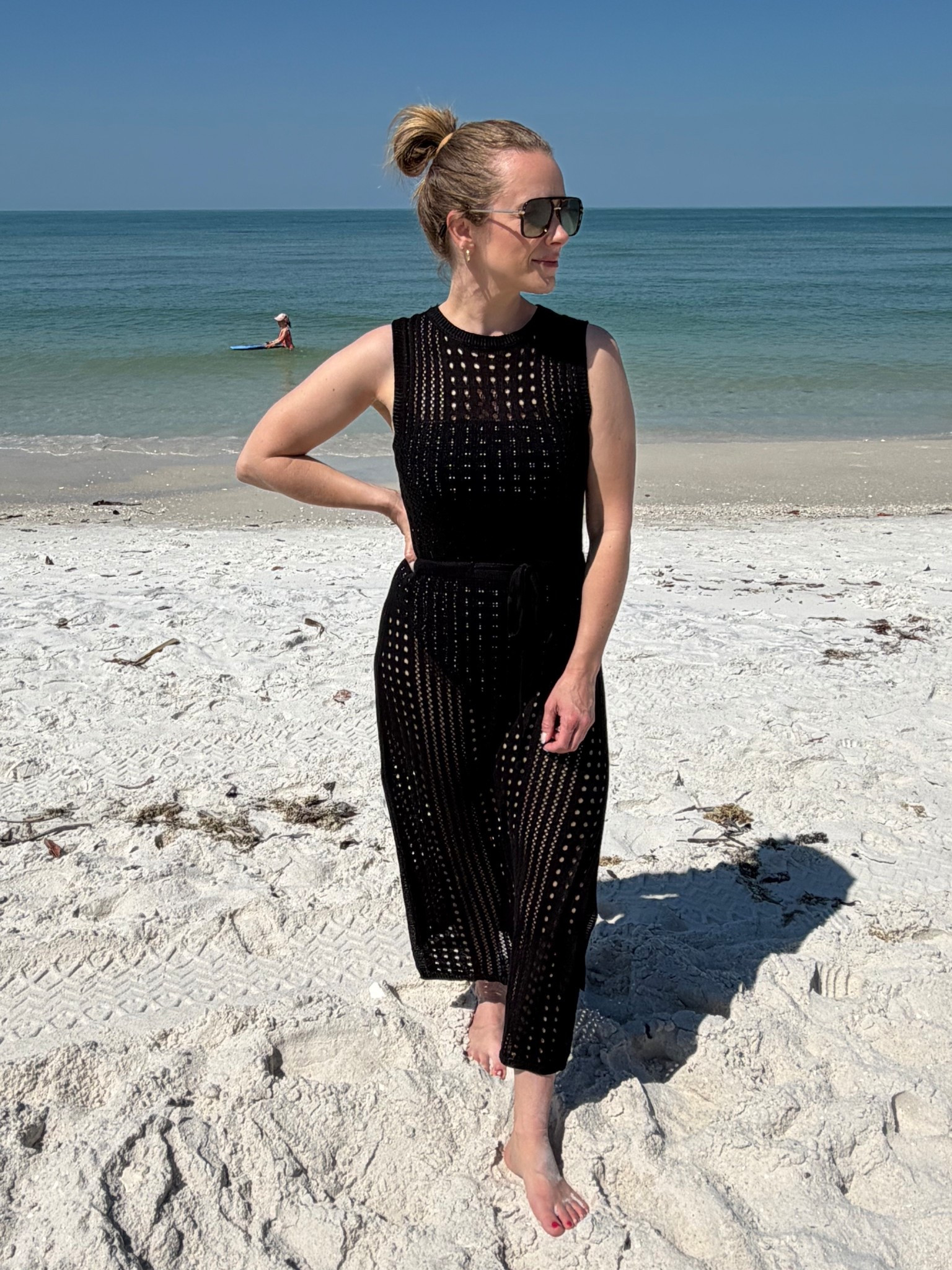 Love this swim cover up! Great to throw over for lunch at the beach. 🏝️ 

#LTKTravel #LTKOver40 #LTKSwim