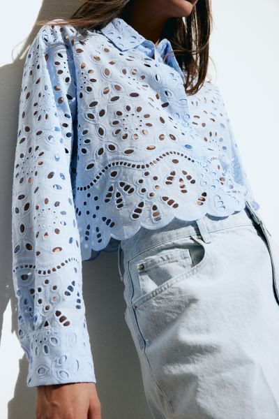 Broderie anglaise shirt | H&M (UK, MY, IN, SG, PH, TW, HK)