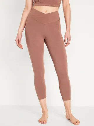 Extra High-Waisted PowerChill Crop Leggings | Old Navy (US)