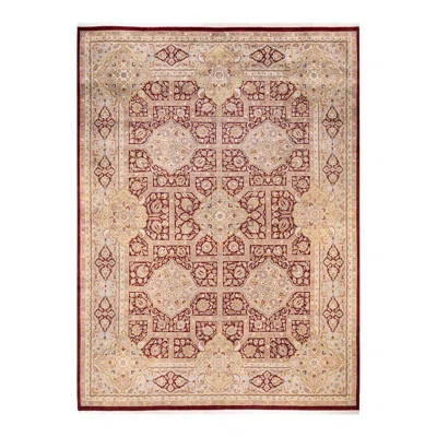 Shevaun One-Of-A-Kind Hand-Knotted Ivory/Red Area Rug 9'2" x 12'4 | Wayfair North America