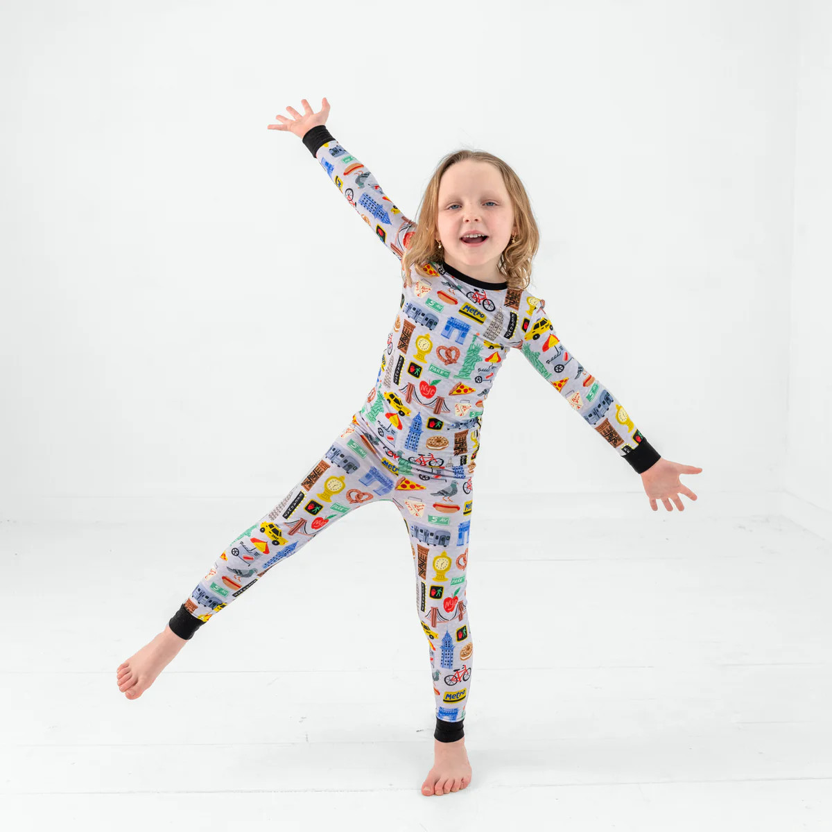 The Big Apple
        Two-Piece Pajama Set | Little Sleepies