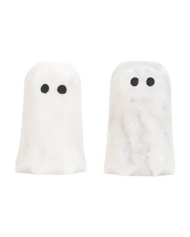 2pk Marble Ghost Salt And Pepper Shakers Set | TJ Maxx