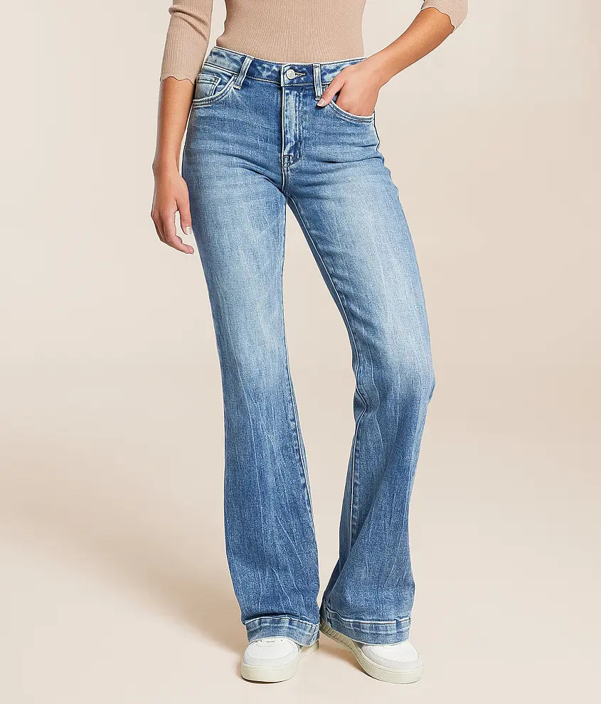 Willa High Rise Trouser Stretch Jean | Buckle