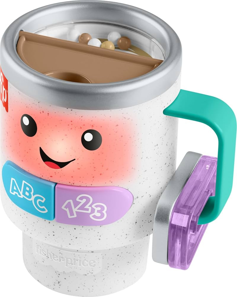 Fisher-Price Laugh & Learn Wake Up & Learn Coffee Mug Baby Toy | Amazon (US)