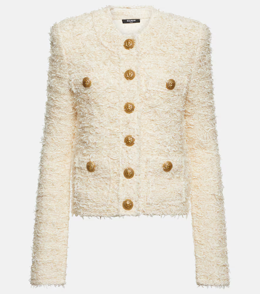 Balmain BouclÃ© blazer | Mytheresa (INTL)