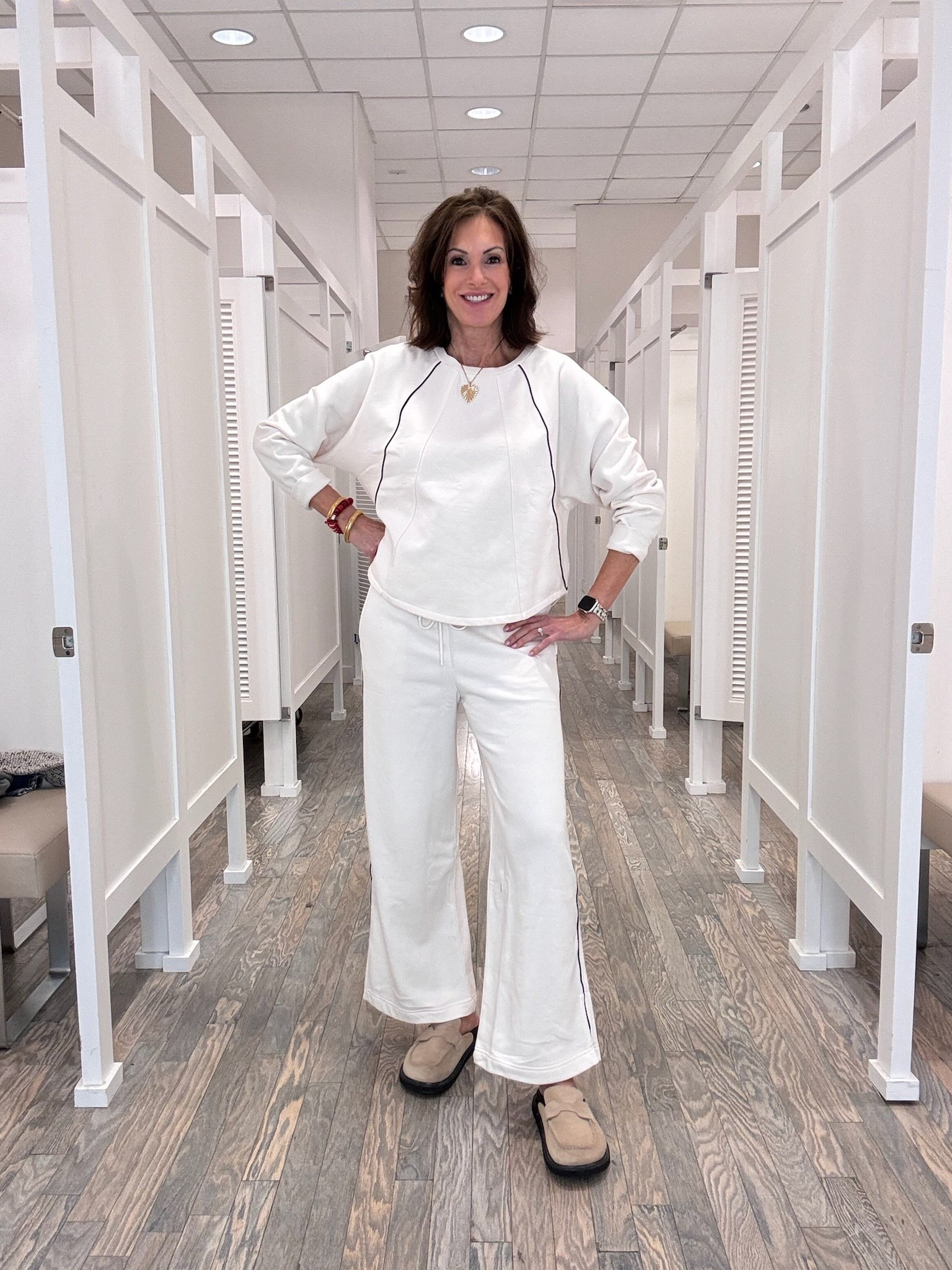 Cutest matching set from Loft! Perfect for chilly winter days. Wearing a size M in both top and pants! 

Women’s fashion, winter fashion, winter style, winter outfits, winter outfit inspo, everyday outfit, everyday basics, winter to spring fashion, winter to spring styles, winter to spring outfits, trendy fashion, chic style, fashion over 40, Valentine’s Day outfit, valentines outfit, Valentine’s Day outfit inspo, spring outfit inspo, travel outfit, airport outfit



#LTKootd #LTKOver40 #LTKSeasonal