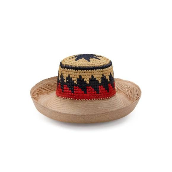 NEW GREENPACHA sunset straw hat in multi color | Poshmark