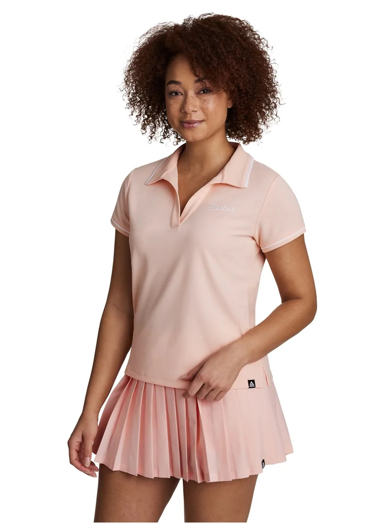 Reebok Women's Courtside Polo Shirt, Sizes XS-4X | Walmart (US)