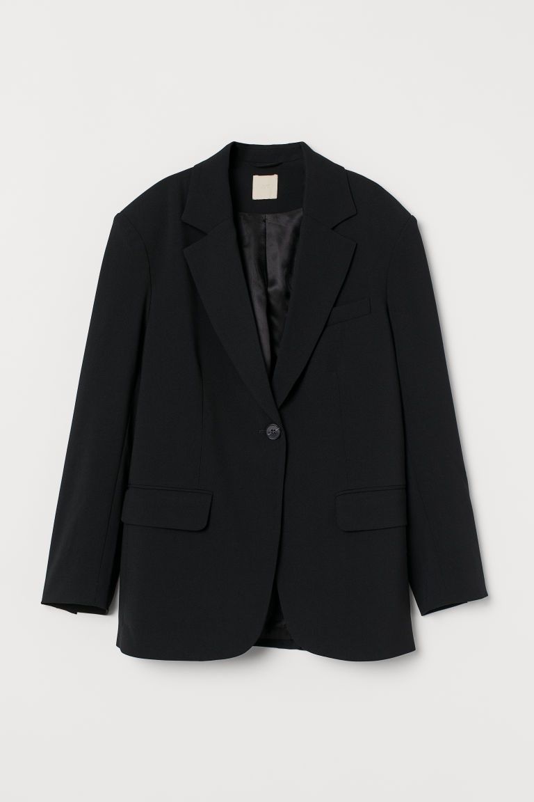 H & M - Oversized Blazer - Black | H&M (US)