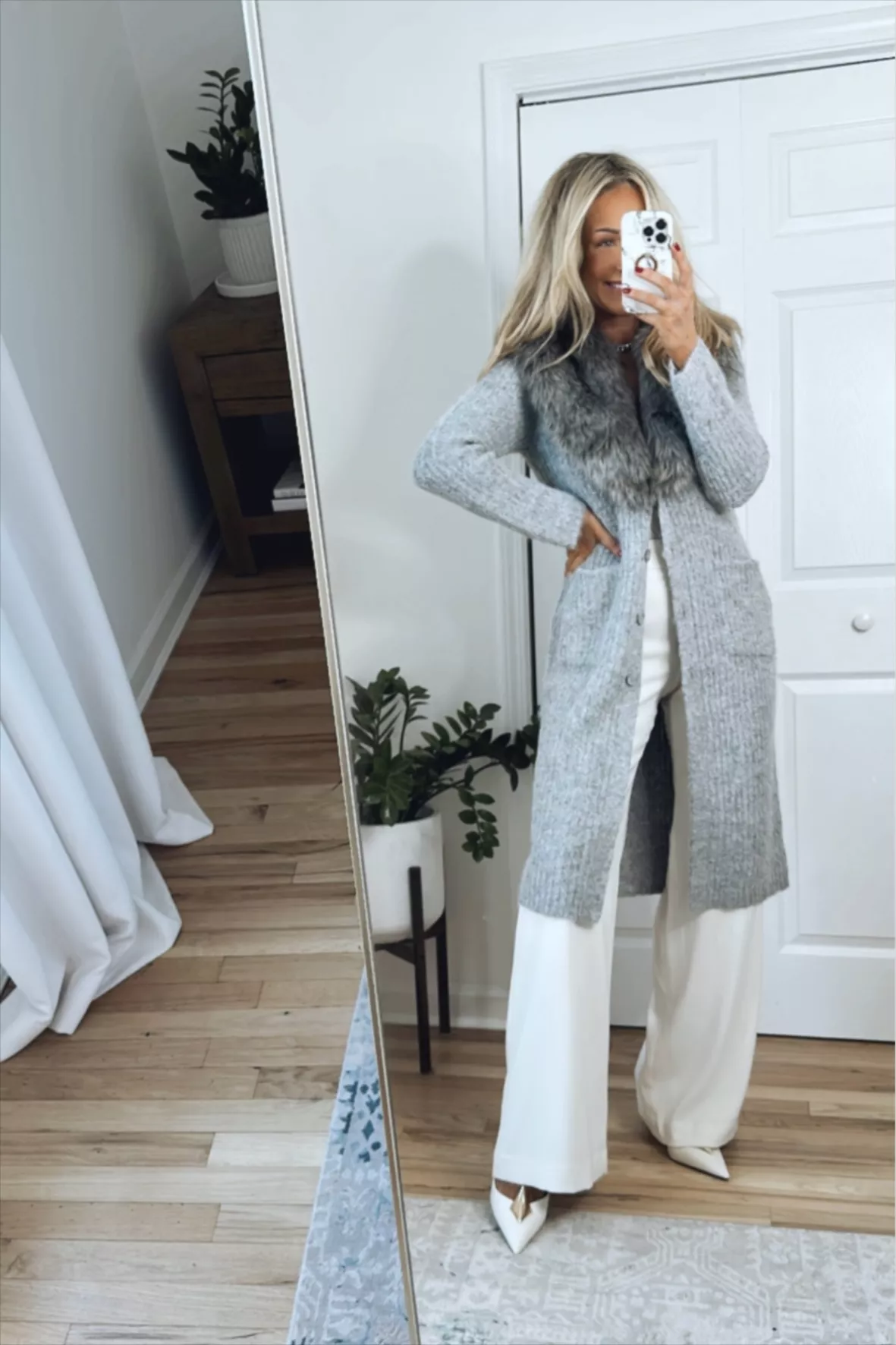 Fuzzy Knit Cardigan Sweater curated on LTK
