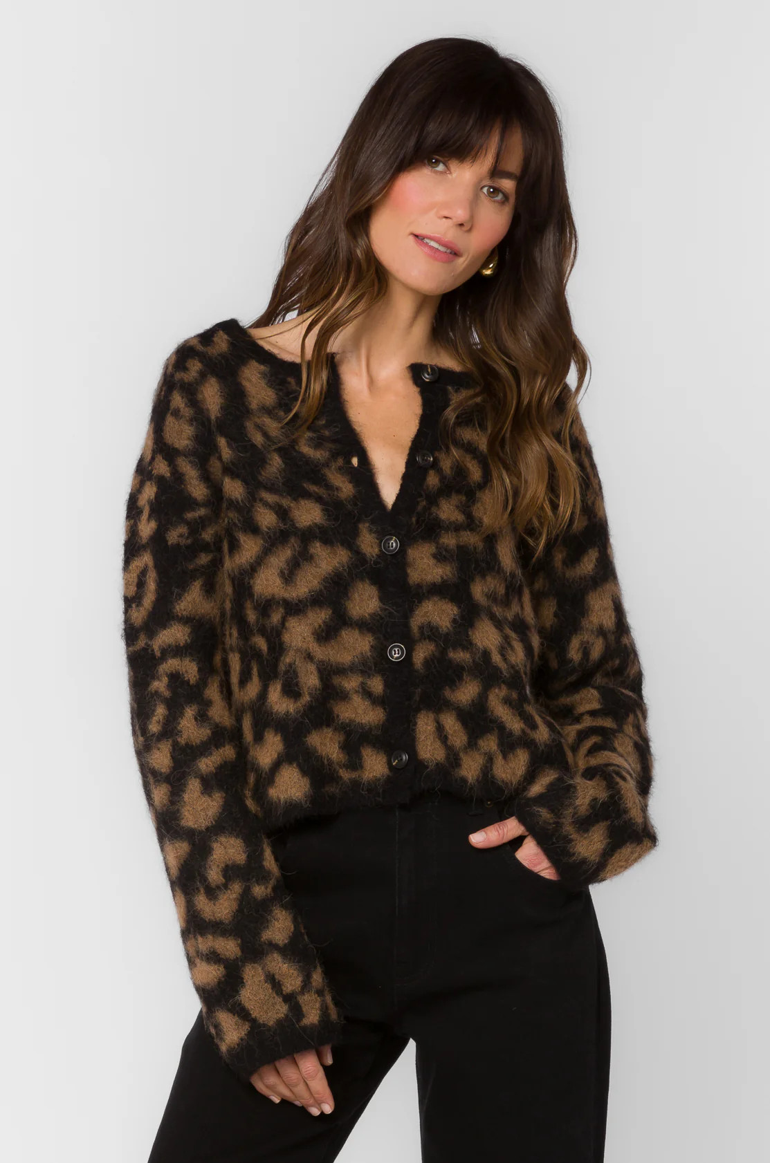 Banksy Cheetah Cardigan | Velvet Heart Clothing