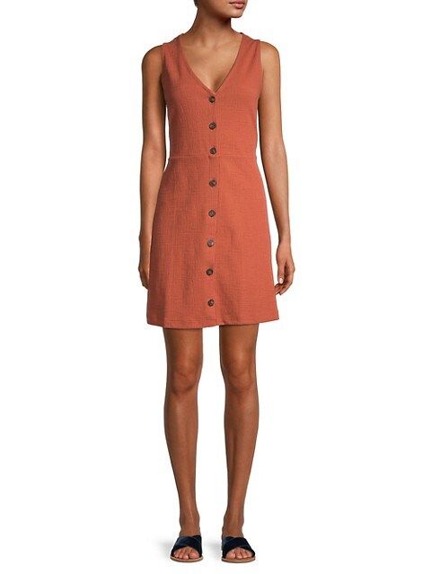 Button-Front Dress | Saks Fifth Avenue OFF 5TH