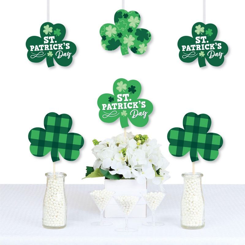 Big Dot of Happiness Shamrock St. Patrick’s Day - Decorations Saint Patty’s Day Party Essenti... | Target