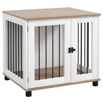 Dog Crate Furniture Side Table, Indoor Kennel with Lockable Door for Small and Medium Dogs | Target