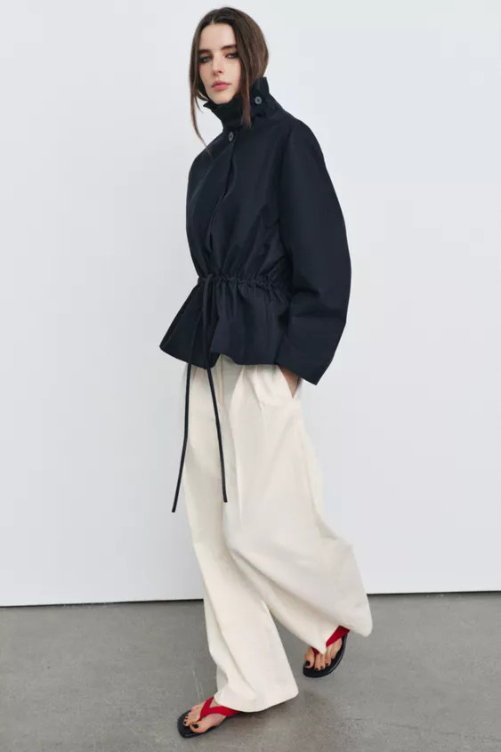 ZW COLLECTION BELTED PARKA | Zara US