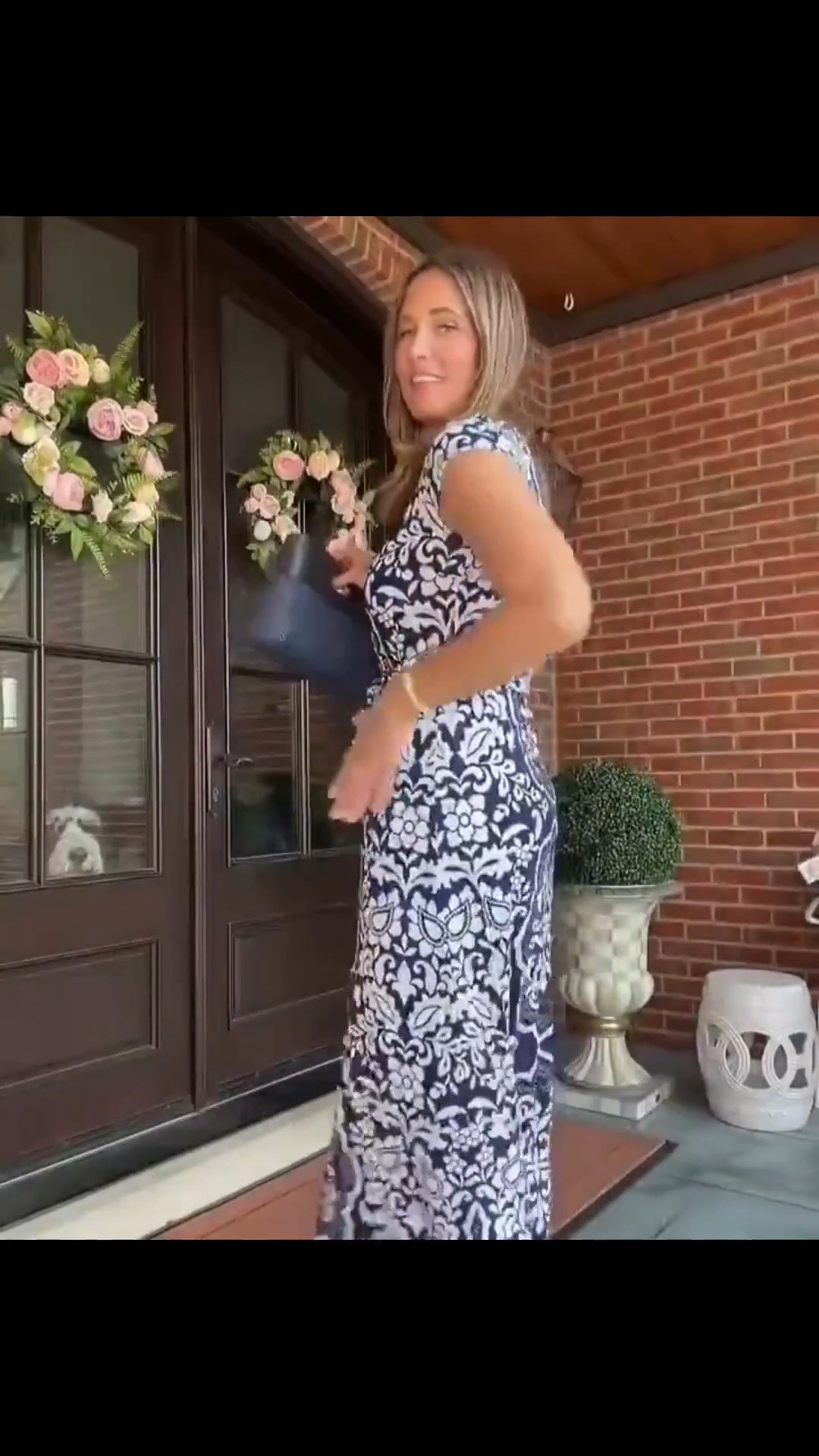 This dress is giving me all the coastal vacation feelings. The pattern is beautiful, the fit is comfortable, and the shawl makes it feel ready for dinner after a day by the water. I would pack this for a resort trip, beach weekend, or any summer night out. s

#LTKSeasonal #LTKOver40 #LTKMidsize