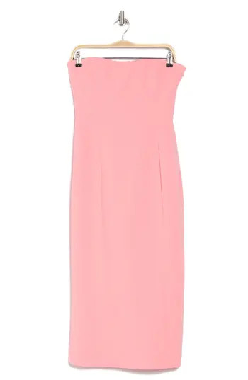 A.L.C. Elizabeth Strapless Midi Dress in Victoria Pink at Nordstrom Rack, Size 4 | Nordstrom Rack