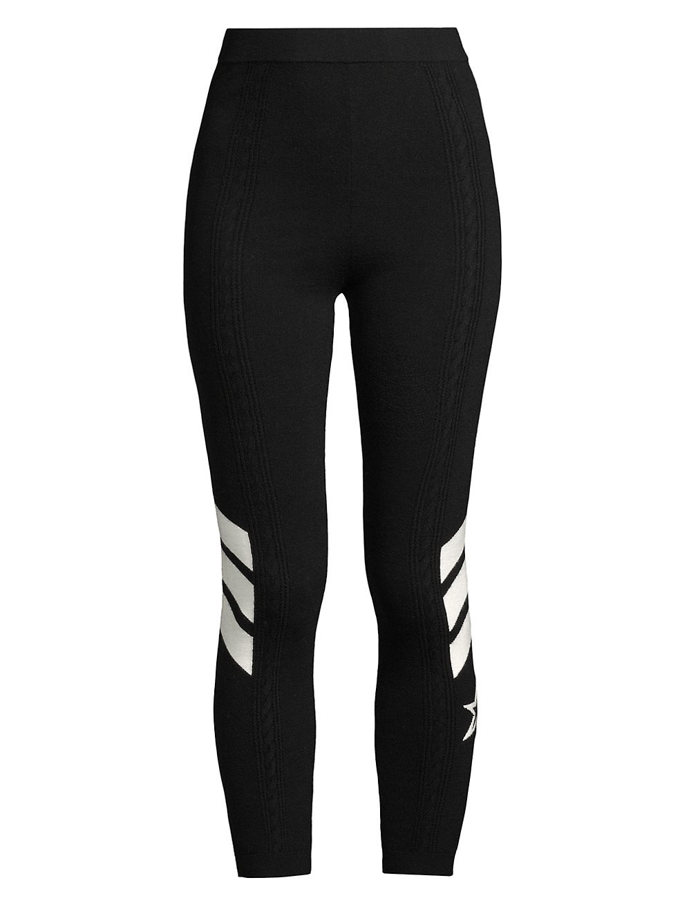 Cable-Knit Wool-Blend Leggings | Saks Fifth Avenue