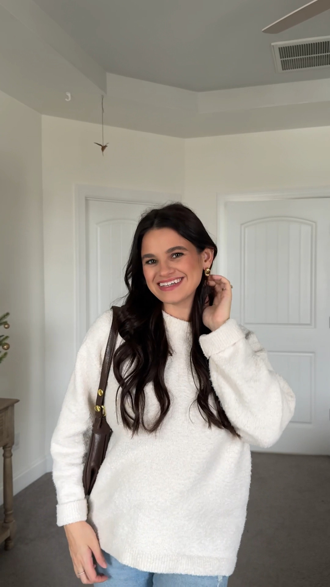 SO thankful for the maternity belly band so that I can wear my pre-pregnancy jeans!

#LTKSeasonal #LTKbump #LTKfindsunder50