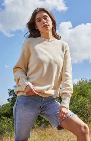 John Galt Cream Brianna Sweater | PacSun