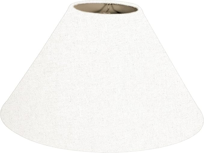 Royal Designs Coolie Empire Hardback Lamp Shade, Linen White, 6" x 16" x 10, HB-607-16LNWH | Amazon (US)