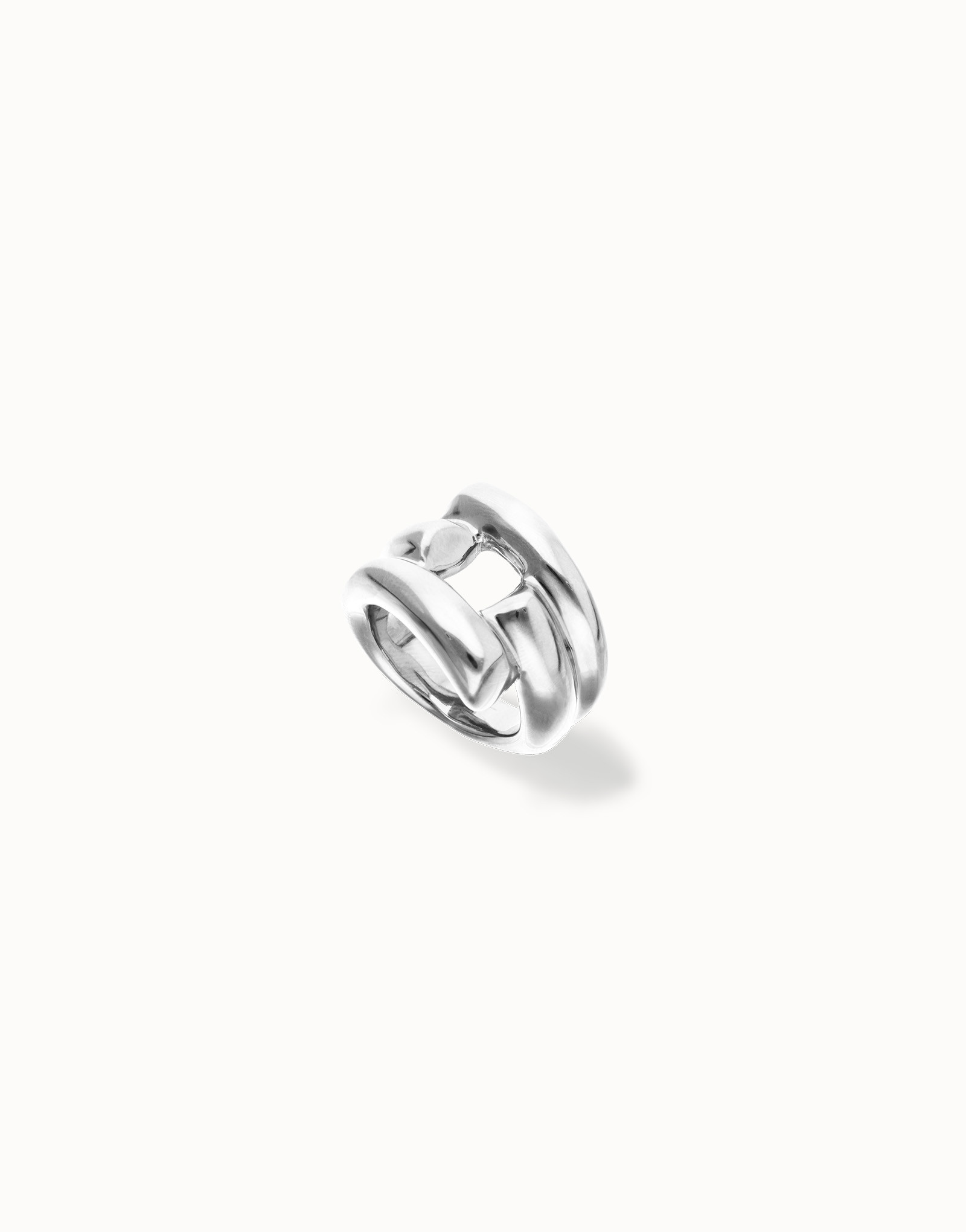 Ring with four intertwined organic shapes | UNOde50