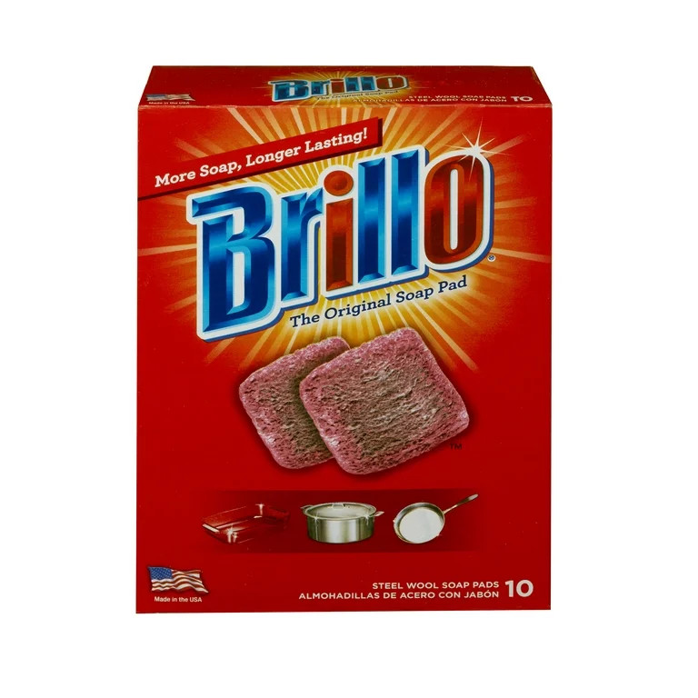Brillo Steel Wool Soap Pads, 10 Count - Walmart.com | Walmart (US)
