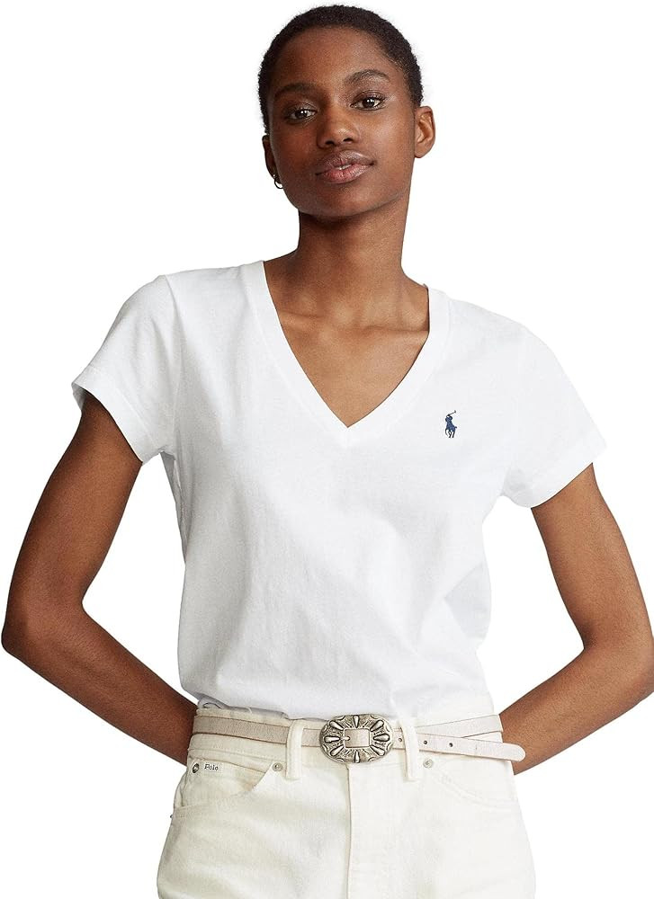 Polo RL Women's V-Neck Pony T-Shirt | Amazon (US)