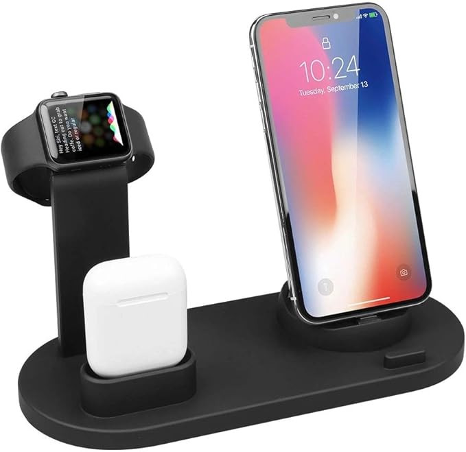 Wireless Charger for Apple Watch, ATETION 3 in 1 Charging Stand Compatible with iWatch Series 5/4... | Amazon (US)