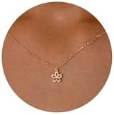 14K Gold Plated Dainty Pendant Butterfly Bead Boot Bee Baseball Flower Compass Airplane Heart Hum... | Amazon (US)