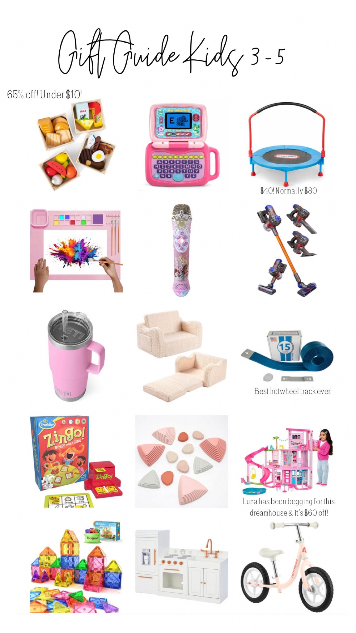 Kids gift guide 3-5 years!

#LTKHoliday #LTKGiftGuide #LTKkids
