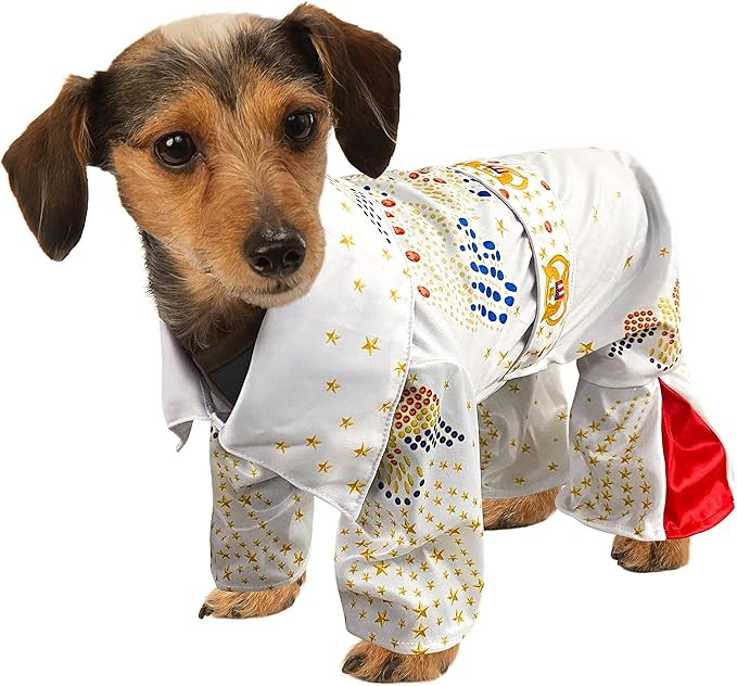Rubie's Elvis Pet Jumpsuit, As Shown, X-Large | Amazon (US)