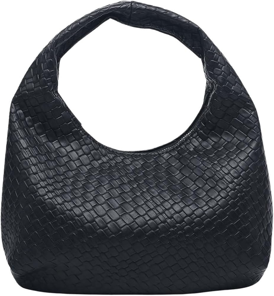Floerns Women's Vintage Leather Tote Shoulder Handbag Top Handle Hobo Bag | Amazon (US)