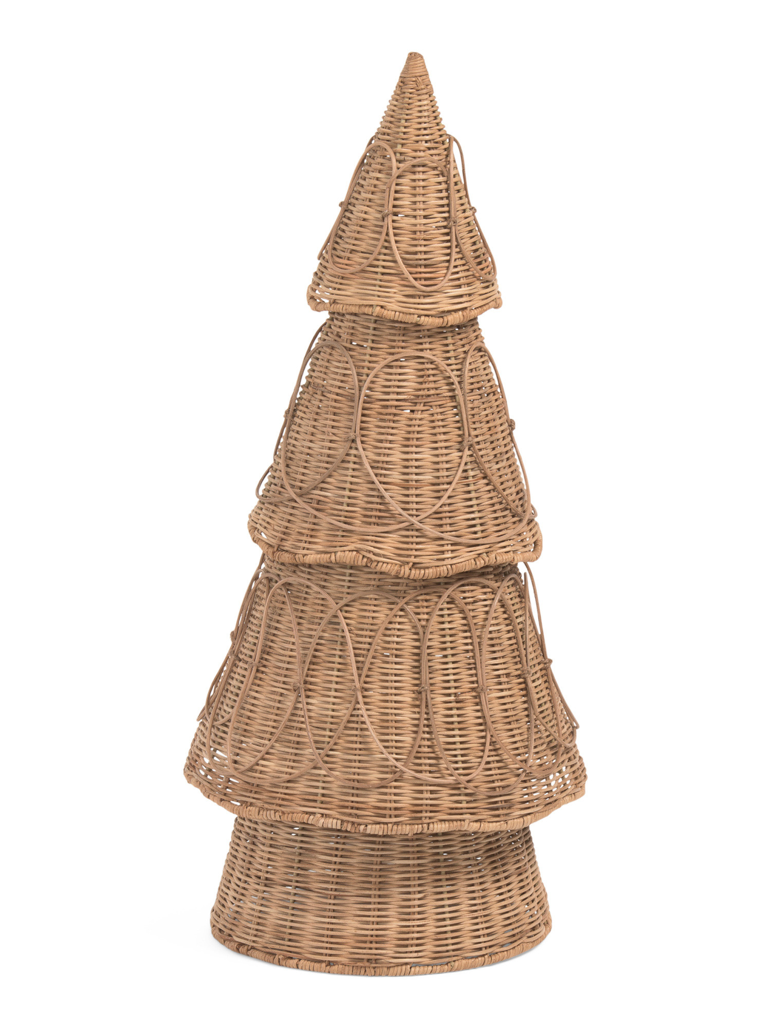 27.5in Rattan Christmas Tree | TJ Maxx