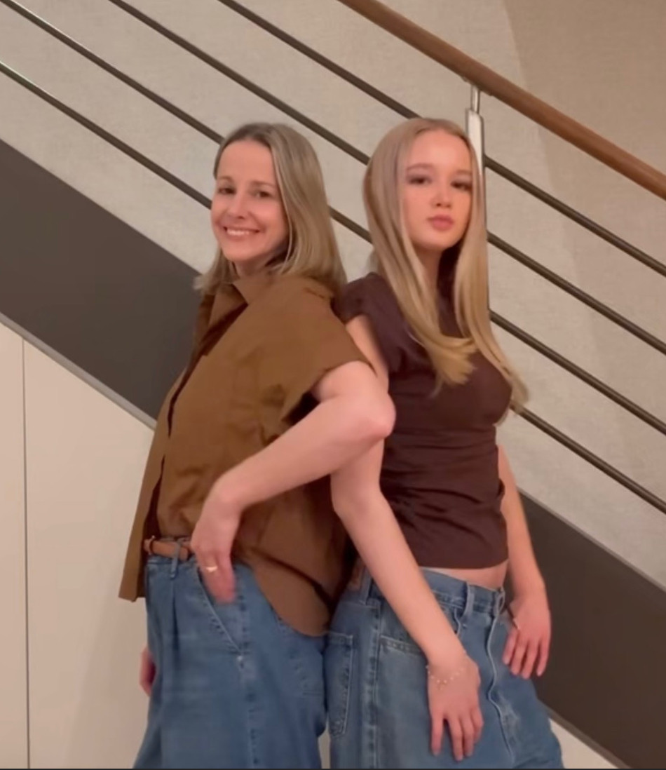 When your teen daughter says she wants to wear matching outfits to dinner you say yes! (and make a tik tok/reel before you leave lol)  

 #LTKGiftGuide #LTKSeasonal #LTKOver40