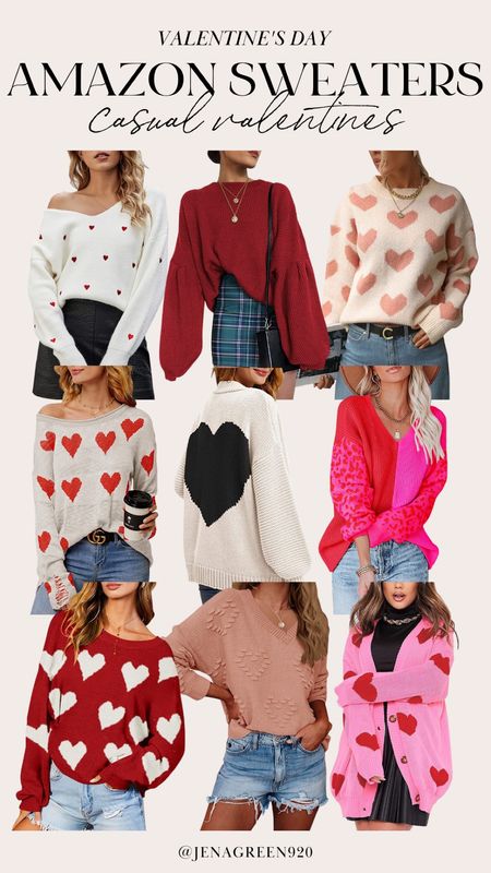 Amazon Sweaters | Valentines Day Sweaters 

#LTKunder50 #LTKsalealert #LTKstyletip