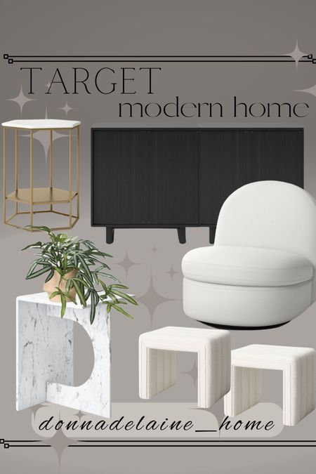 New furniture at Target! Modern, organic and affordable. From threshold. 
Love this pretty swivel chair! And the fluted cabinets! 
Home furniture that’s budget friendly. 

#LTKhome