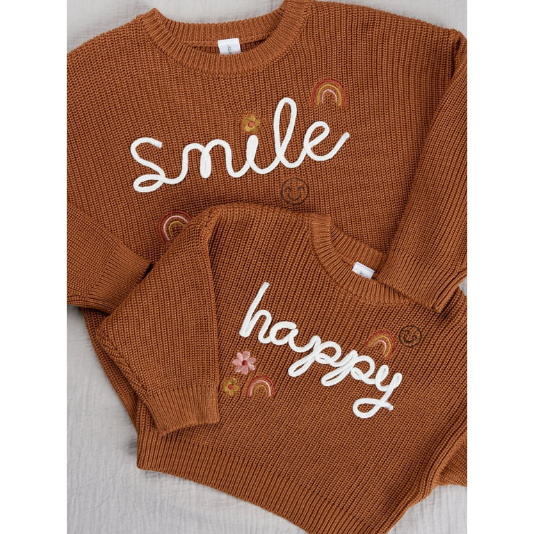 Modern Moments By Gerber Baby Girl Matching Sister Sweater, Sizes 0/3M-18M | Walmart (US)