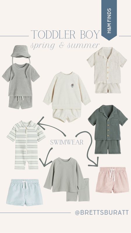 Baby and toddler boy neutral spring & summer clothes || swimwear, boy ootd, H&M finds, kids sets 

#LTKswim #LTKbaby #LTKkids