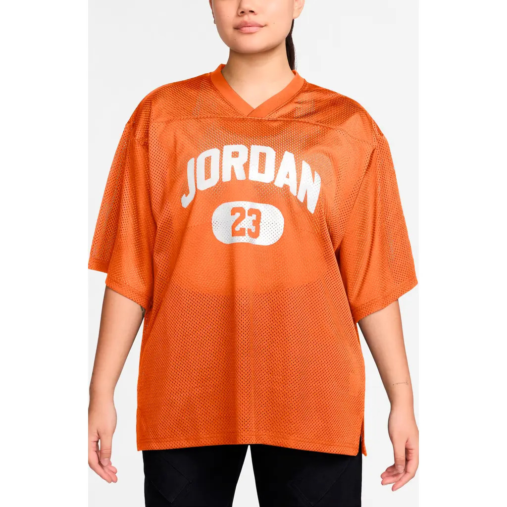 Jordan Brooklyn Oversize Jersey in Starfish/White at Nordstrom, Size Small | Nordstrom