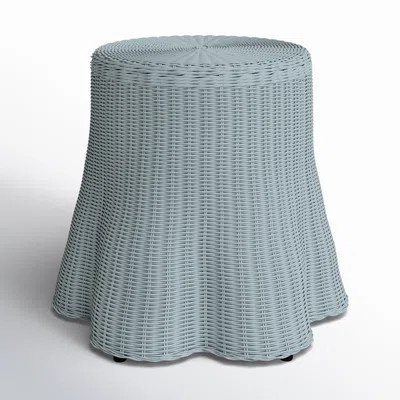 Cabo Woven Rattan End Table | Wayfair Professional