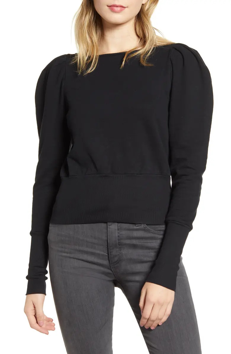 Walker Puff Shoulder Sweatshirt | Nordstrom